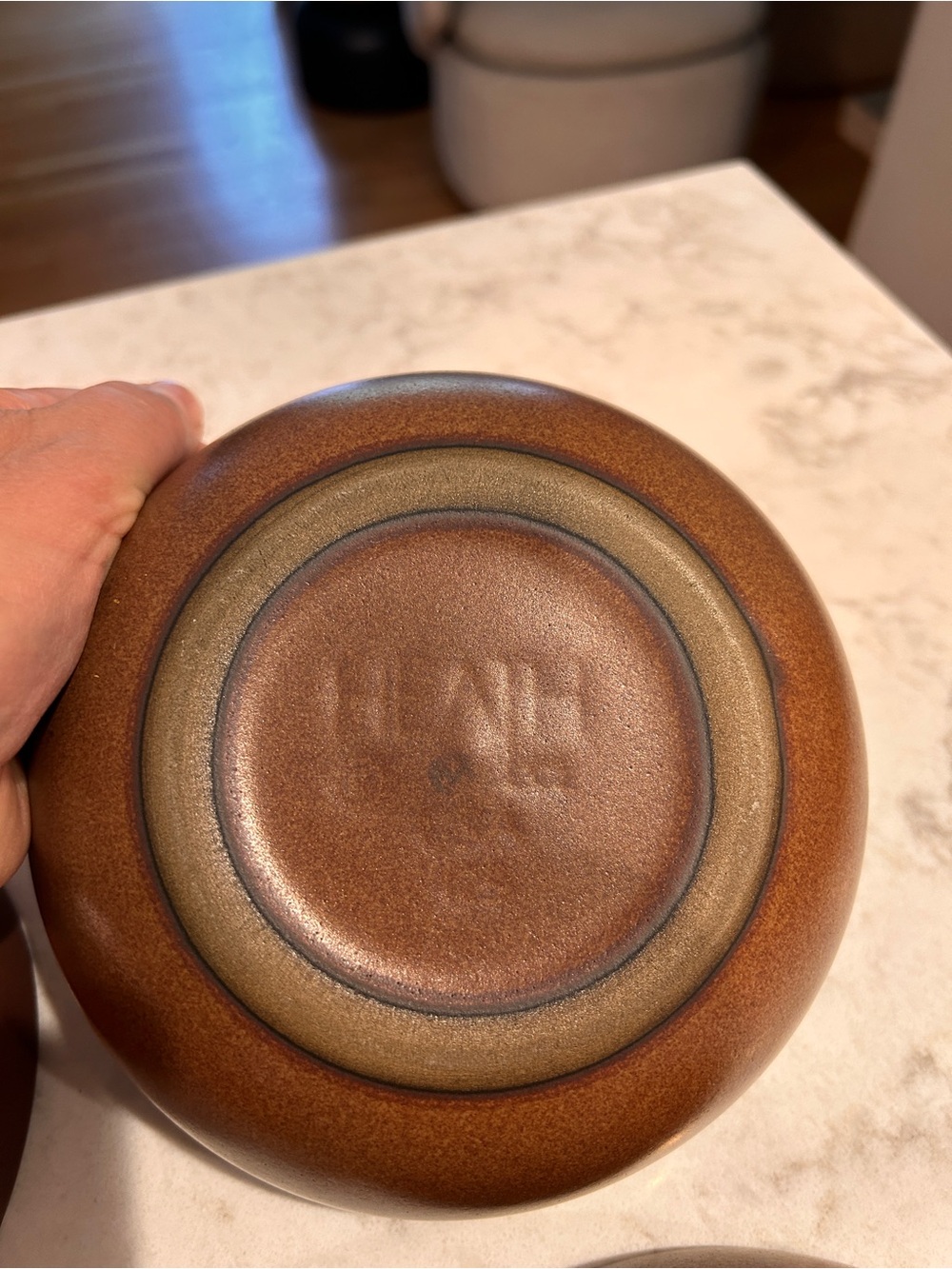Heath Ceramics Brown / Rust Ceramic Bowl - set of 4